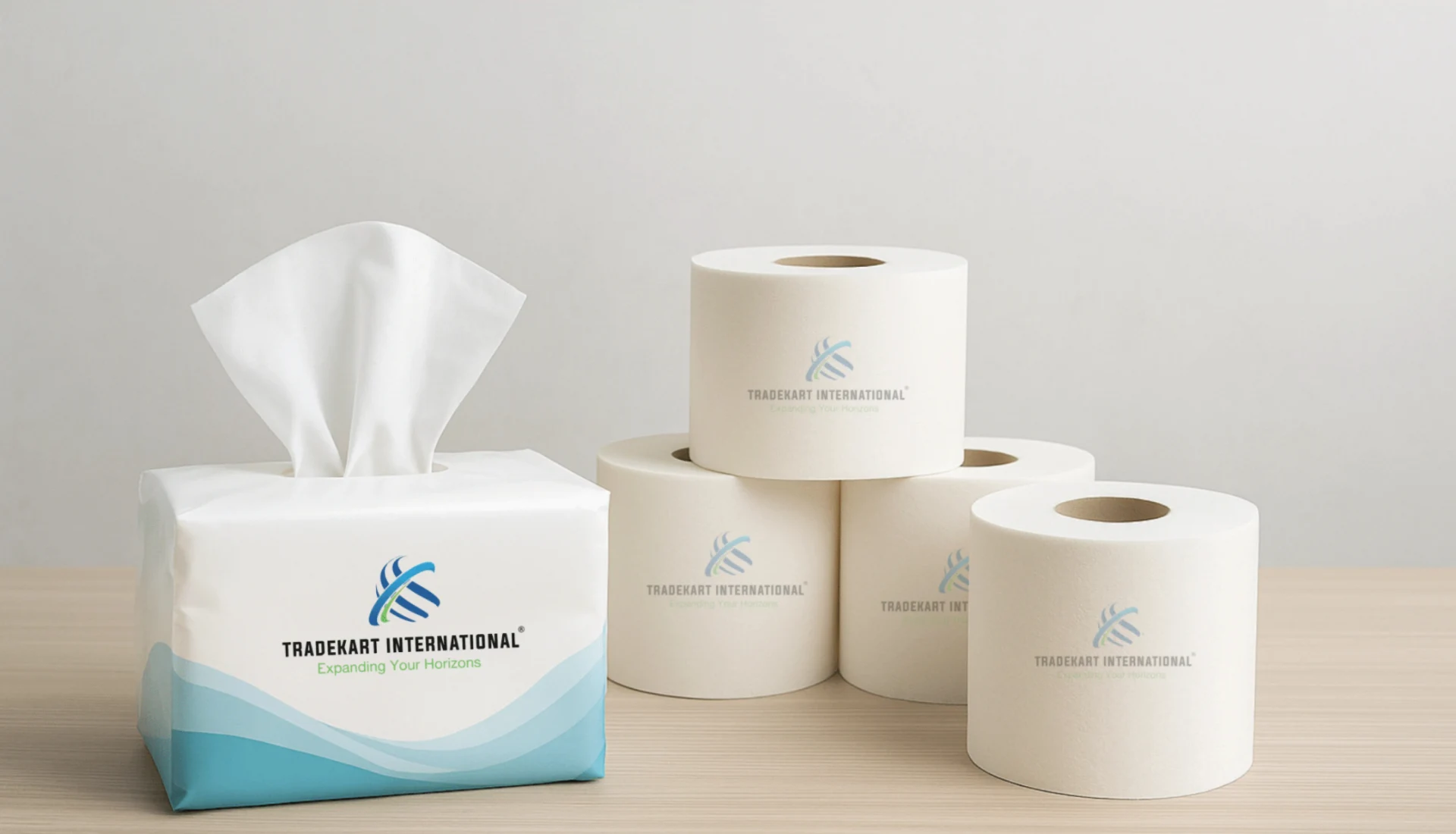 Tissue papers and toilet rolls