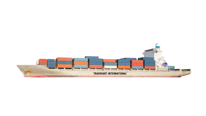 a large container ship