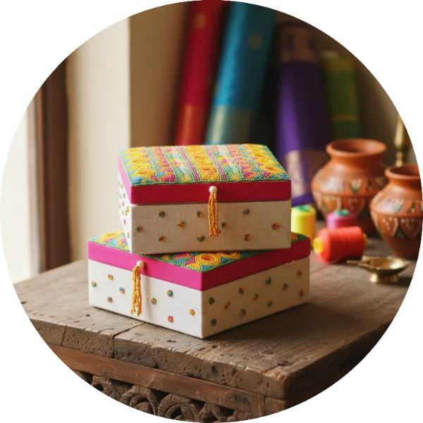 Bamboo Embellished Box