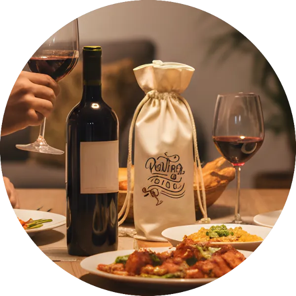 Canvas Wine Bag