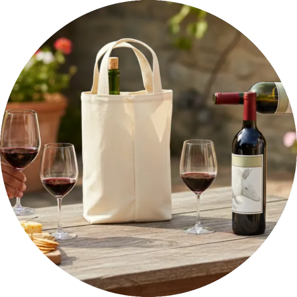 Canvas Wine Bag