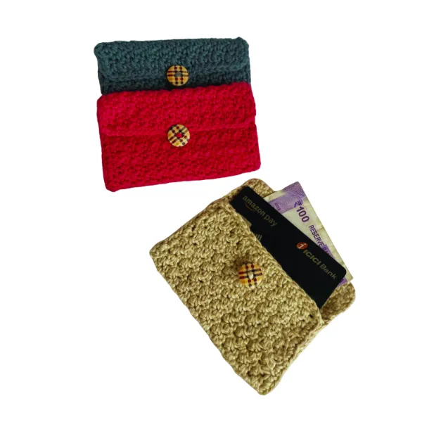 Crochet Wallet - Card Holder