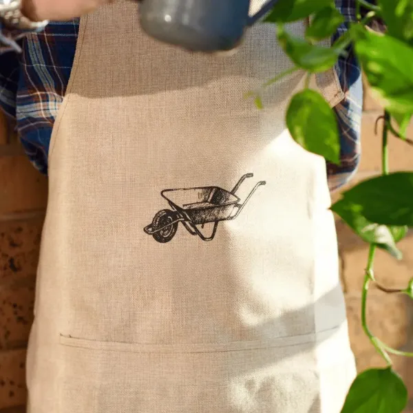 Jute Apron (Printed)
