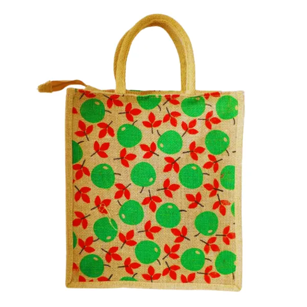Jute Printed Shopping Bag