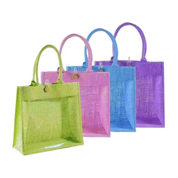 Jute Small Window Bag