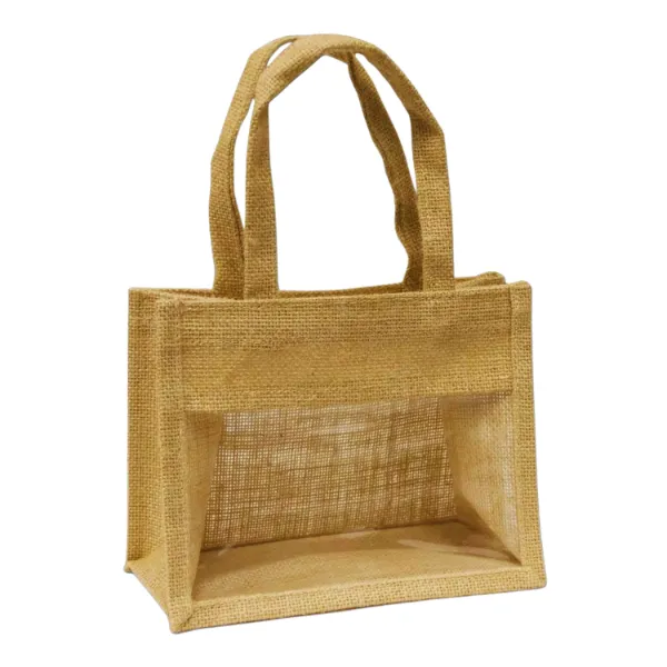 Jute Small Window Bag