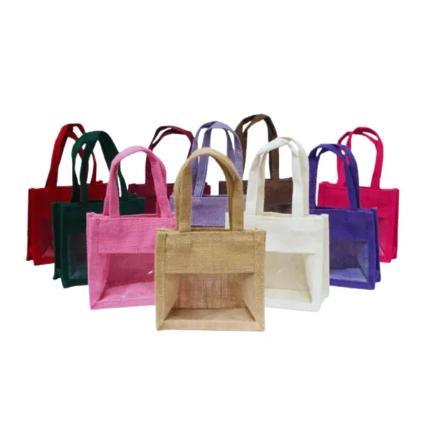 Jute Small Window Bag