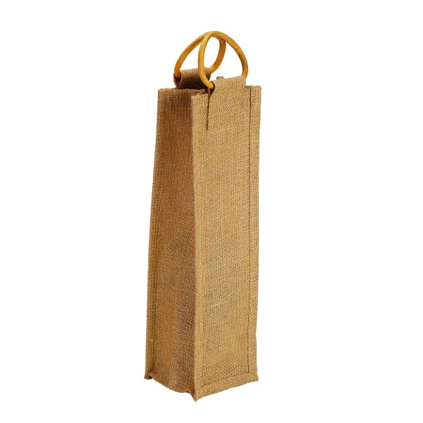 Jute Wine Bags One Bottle