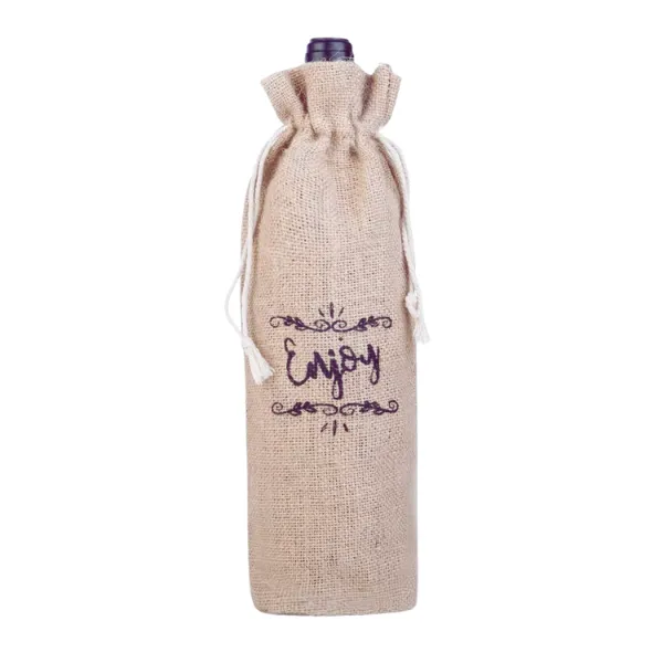 Jute Wine Bags One Bottle