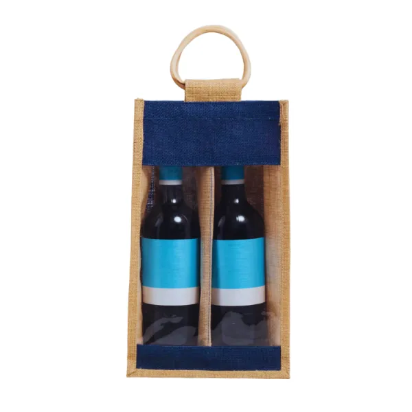 Jute Wine Bags Two Bottle