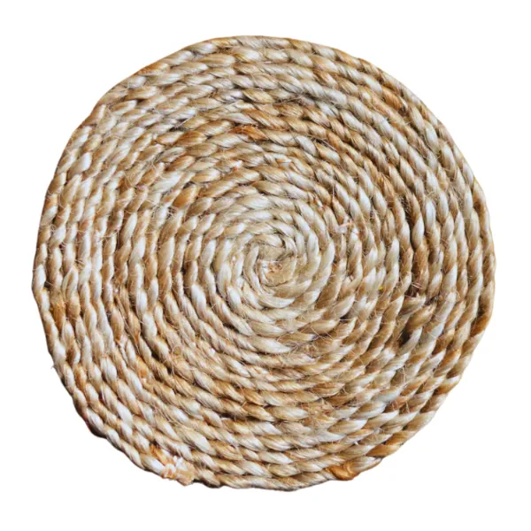 Jute braided coasters