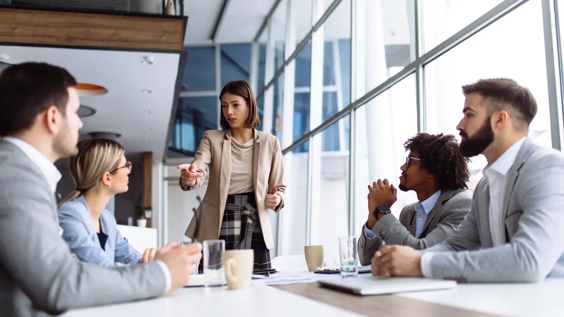 Restaurant supply chain solution meeting